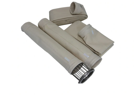 Industrial Dust Extraction 2.1mm Nomex Dust Filter Bags For Tobacco Plant Drying
